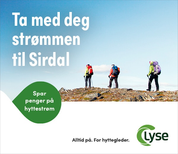 Lyse Hyttestrom Sommer TAKTISK GDN 580x500 SIRDAL